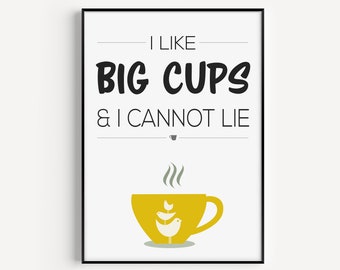 Kitchen Print, Coffee Print, Kitchen Poster, Wall Art Print, Coffee Wall Art, Wall Art, Coffee Poster, Kitchen Art, Coffee, Minimalist Print