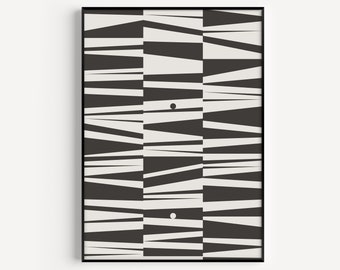 Wall Art Print, Geometric Art Print, Wall Art, Minimalist Print, Geometric, Prints, Black, Modern Wall Art, Minimalist, Scandinavian Print