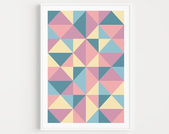 Geometric Wall Art, Geometric Print, Wall Art Print, Minimalist Print, Modern Wall Art, Scandinavian Print, Wall Art, Geometric, Prints, Art