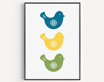 Wall Art Print, Bird Print, Scandinavian Print, Modern Print, Minimalist Print, Prints, Minimalist, Minimalist Art, Scandi Print, Wall Art
