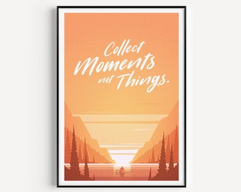 Wall Art Print, Quote Print, Minimalist Print, Wall Art, Orange Print, Modern Art, Orange Wall Art, Prints, Scandinavian Print, Art Print