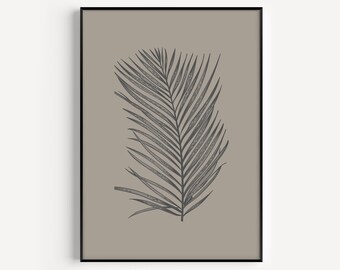 Leaf Print, Leaf Wall Art, Prints, Scandinavian Print, Wall Art Print, Minimalist Print, Leaves Print, Wall Art, Scandinavian Art, Posters