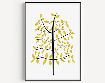 Tree Print, Wall Art Print, Wall Art, Minimalist Print, Minimalist Art, Prints, Tree Art, Trees, Minimalist, Modern Art, Scandinavian Print