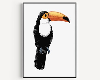 Wall Art, Prints, Scandi Print, Wall Art Print, Pelican Print, Modern Wall Art, Minimalist Print, Scandinavian Print, Poster, Pelican Art