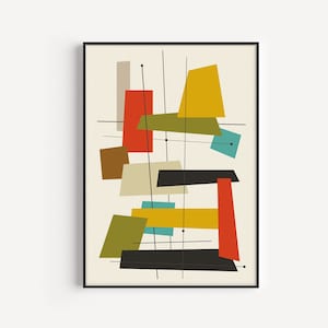 Retro Print, Mid Century Modern, Prints, Mid Century Poster, Art Print, Retro Wall Art, Mid Century Print, Retro Poster, Wall Art, Retro Art