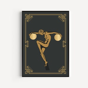 Gold Art Deco, Prints, Art Deco Poster, Art Deco Print, Black Gold Print, Black Print, Art Deco Wall Art, Art Deco, Deco, Gold, Wall Art