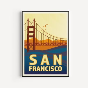 San Francisco Print, Kunstdruck, San Francisco, Wandkunst, Drucke, San Francisco Poster, Reisedruck, Wandkunstdruck, Reiseplakat, Reise