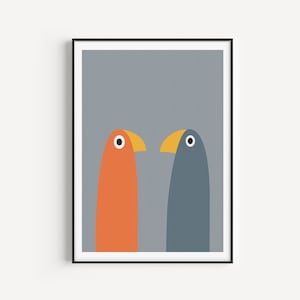 Wall Art Print, Minimalist Wall Art, Bird Wall Art, Nordic Wall Art, Minimalist Print, Bird Print, Modern Art, Scandinavian Print, Prints