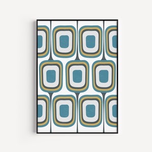 Mid Century Modern Print, Wall Art Print, Retro Print, Mid Century Poster, Mid Century Modern, Minimalist Print, Wall Art, Retro Wall Art