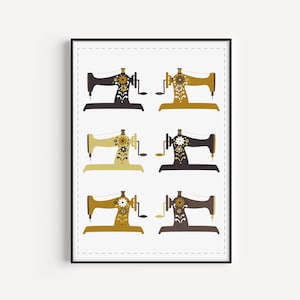 Sewing Print, Sewing Gift, Wall Art Prints, Minimalist Print, Sewing Art, Sewing Poster, Modern Art, Craft Print, Wall Prints, Art Prints