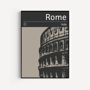 Rome Print, Italy Poster, Travel Print, Set of Prints, Wall Art Print, Minimalist Art, Travel Poster, Travel Art, Rome Art, Italy Print