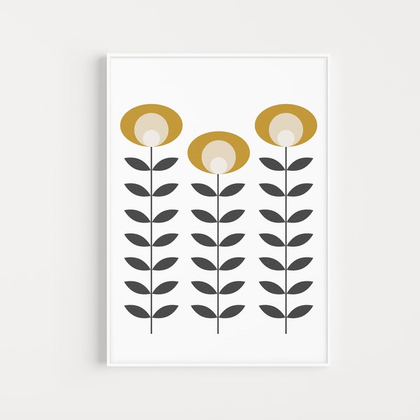 Art Print, Scandinavian Print, Mid Century Modern, Nordic Wall Art, Folk Print, Mid Century, Minimalist, Wall Art Print, Minimalist Print