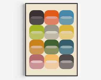 Wall Art, Mid Century Modern, Prints, Scandinavian Print, Mid Century Print, Fine Art Print, Minimalist, Wall Art Print, Minimalist Print