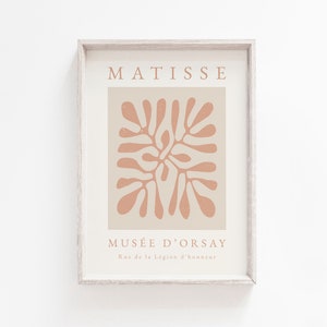 Matisse Print, Minimalist Wall Art, Matisse Wall Art, Prints, Minimalist Print, Scandinavian, Neutral, Art Print, Beige, Wall Art Print