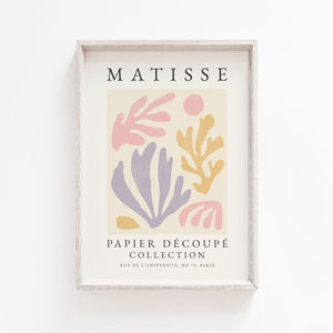 Art Print, Henri Matisse, Pastel Wall Art, Boho Poster, Scandinavian Print, Pastel, Minimalist, Wall Art Print, Modern Print, Pastel Print