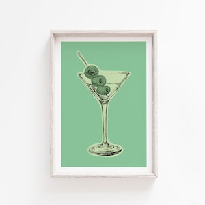 Arte de pared, Impresión retro, Póster retro, Arte de pared retro, Póster de cóctel, Impresión de arte pop, Arte pop, Impresión minimalista, Arte de pared minimalista