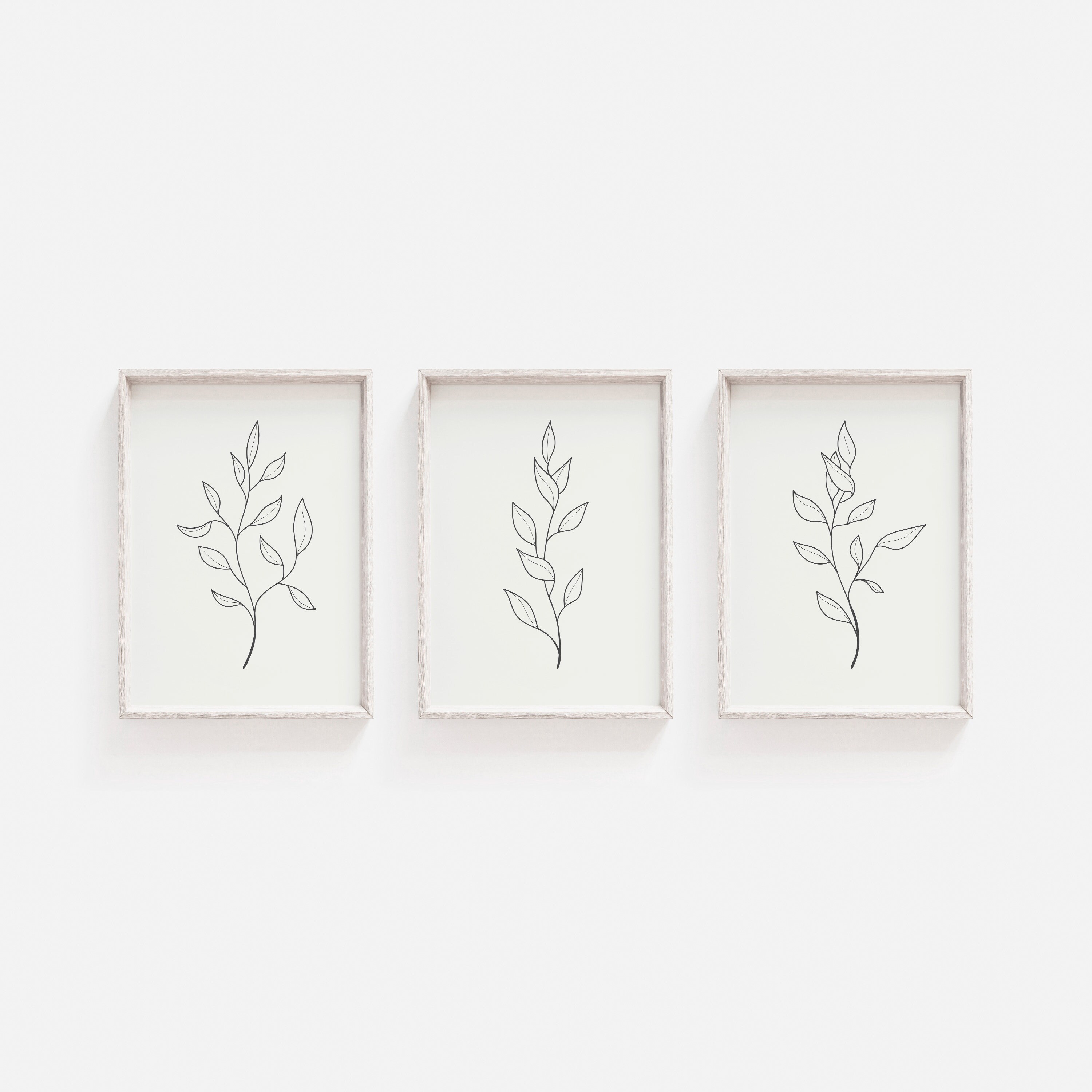 set-of-3-botanical-prints-minimalist-art-art-digital-leaf-print-set-printable-black-and-white