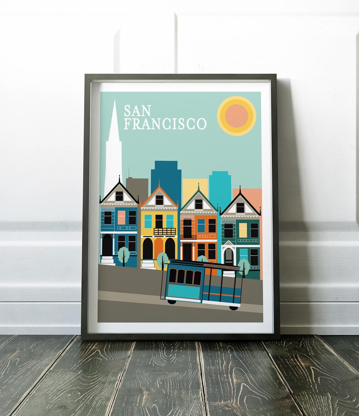 San Francisco Poster Wall Art Print Travel Print San Etsy