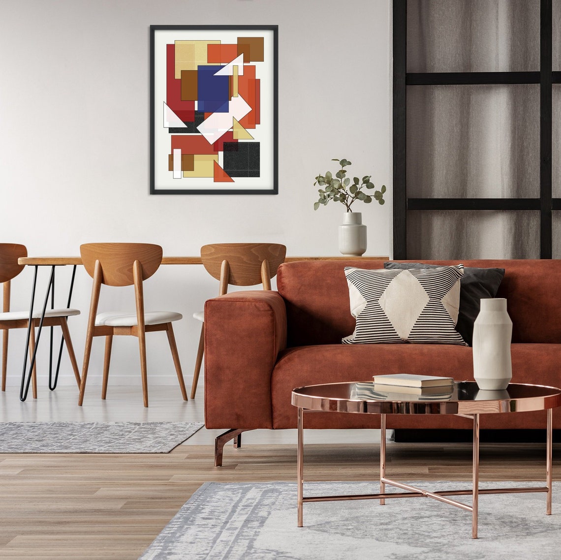 Retro Wall Art Mid Century Modern Prints Mid Century Art Etsy UK