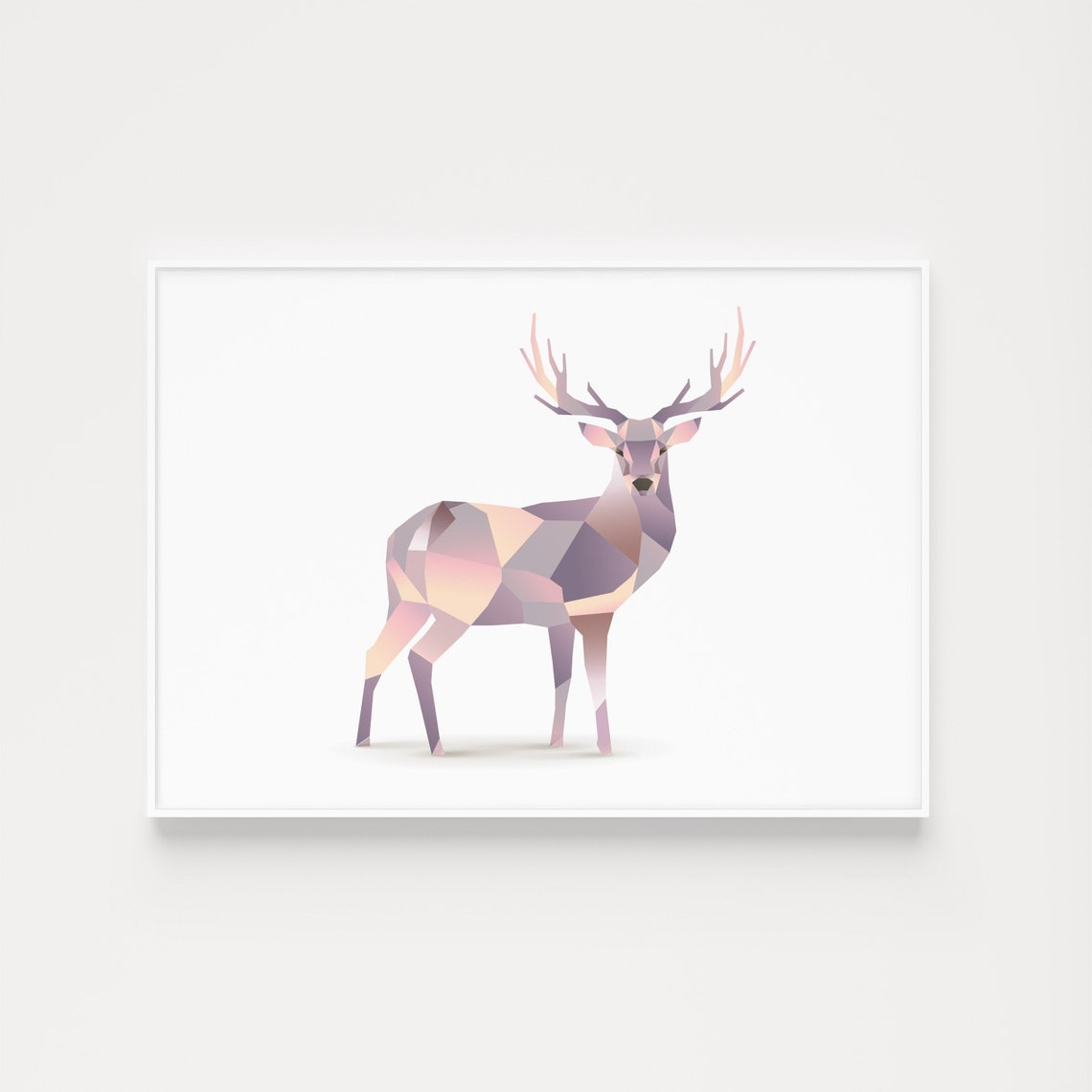 Stag Wall Art Stag Print Nordic Wall Art Wall Art Print Etsy UK
