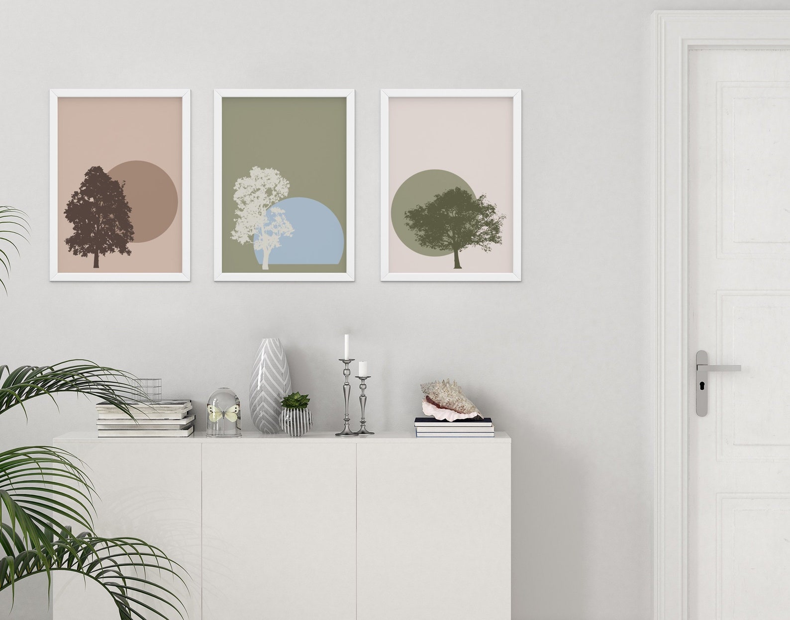 Tree Prints Tree Wall Art Set Set of Prints Tree Wall Art Etsy