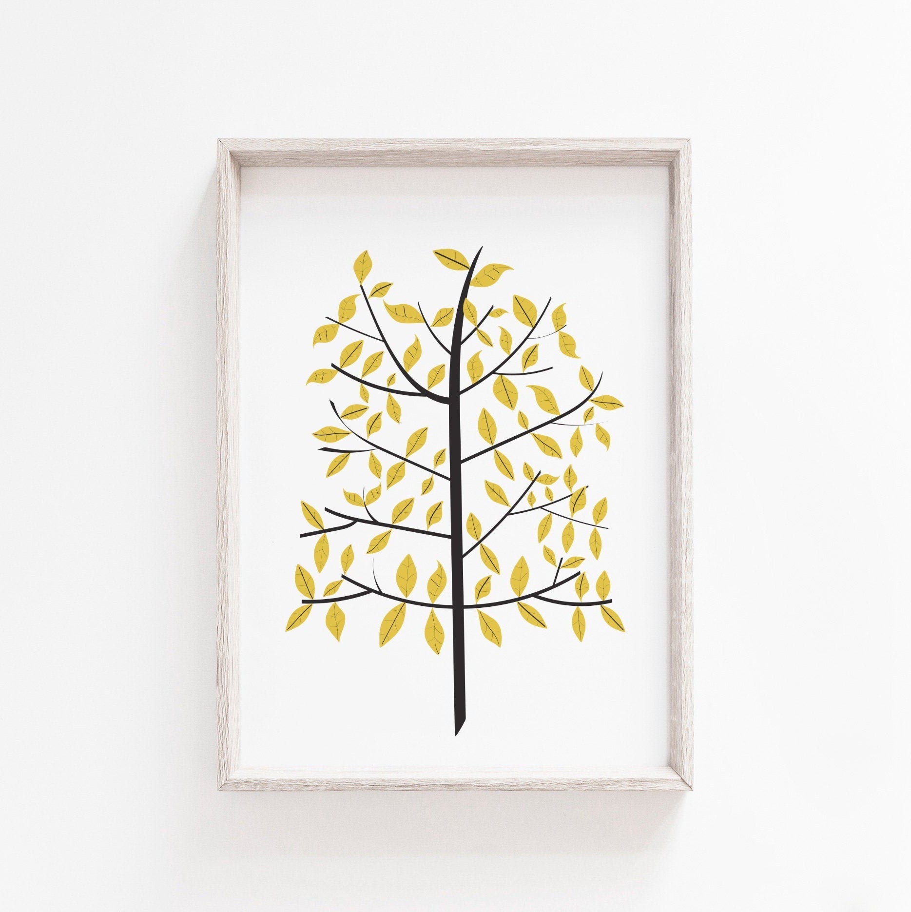 Tree Print Wall Art Print Wall Art Minimalist Print Etsy