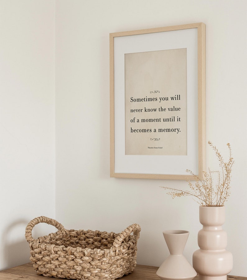 Quote Print Wall Art Print Quote Wall Art Minimalist Wall Etsy