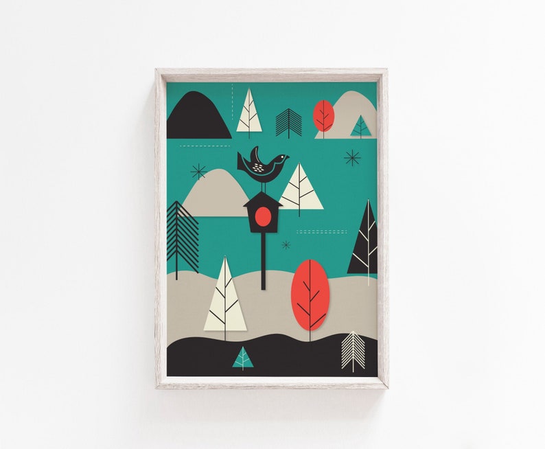 Wall Art Nordic Wall Art Scandi Wall Art Nordic Print Etsy UK