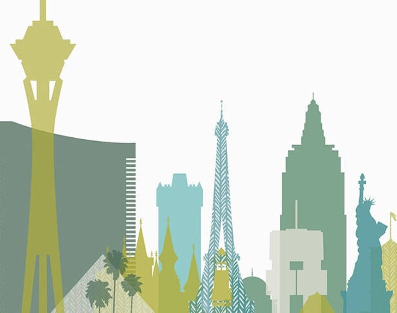 Wall Art Prints Las Vegas Poster Las Vegas Wall Art Las Etsy