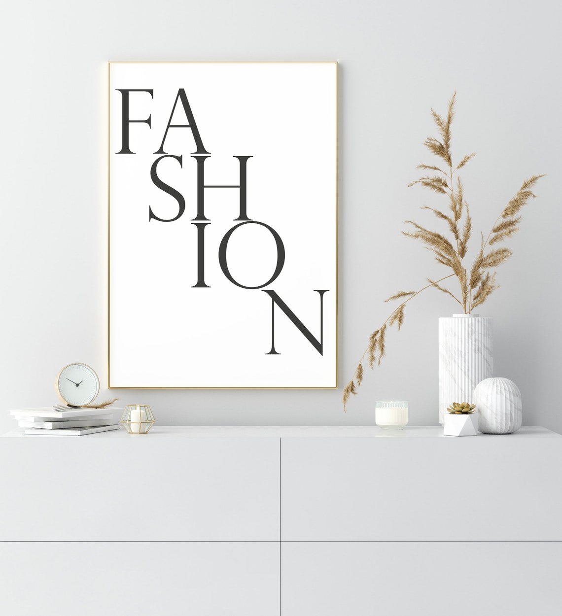 Black White Wall Art Print Prints Fashion Print Wall Art Etsy