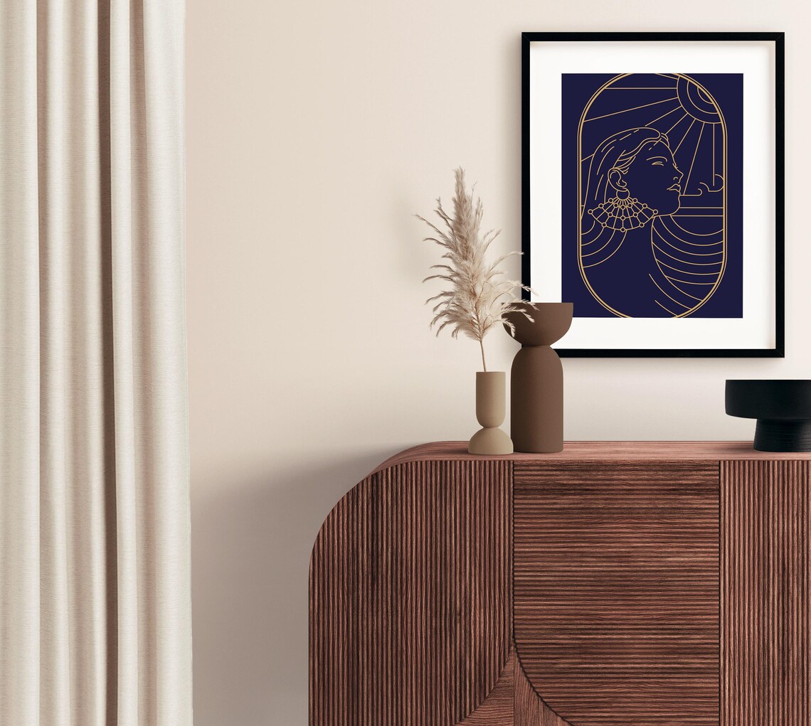 Art Deco Print Set Art Deco Wall Art Set of Prints Wall Art | Etsy