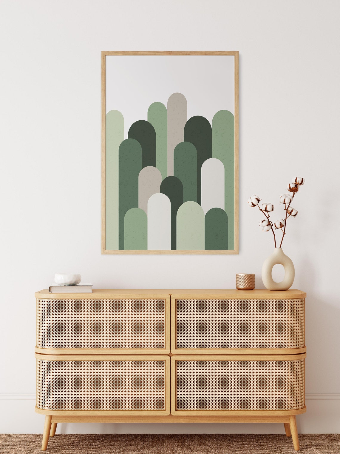 Green Print Art Print Green Wall Art Green Modern Print Etsy