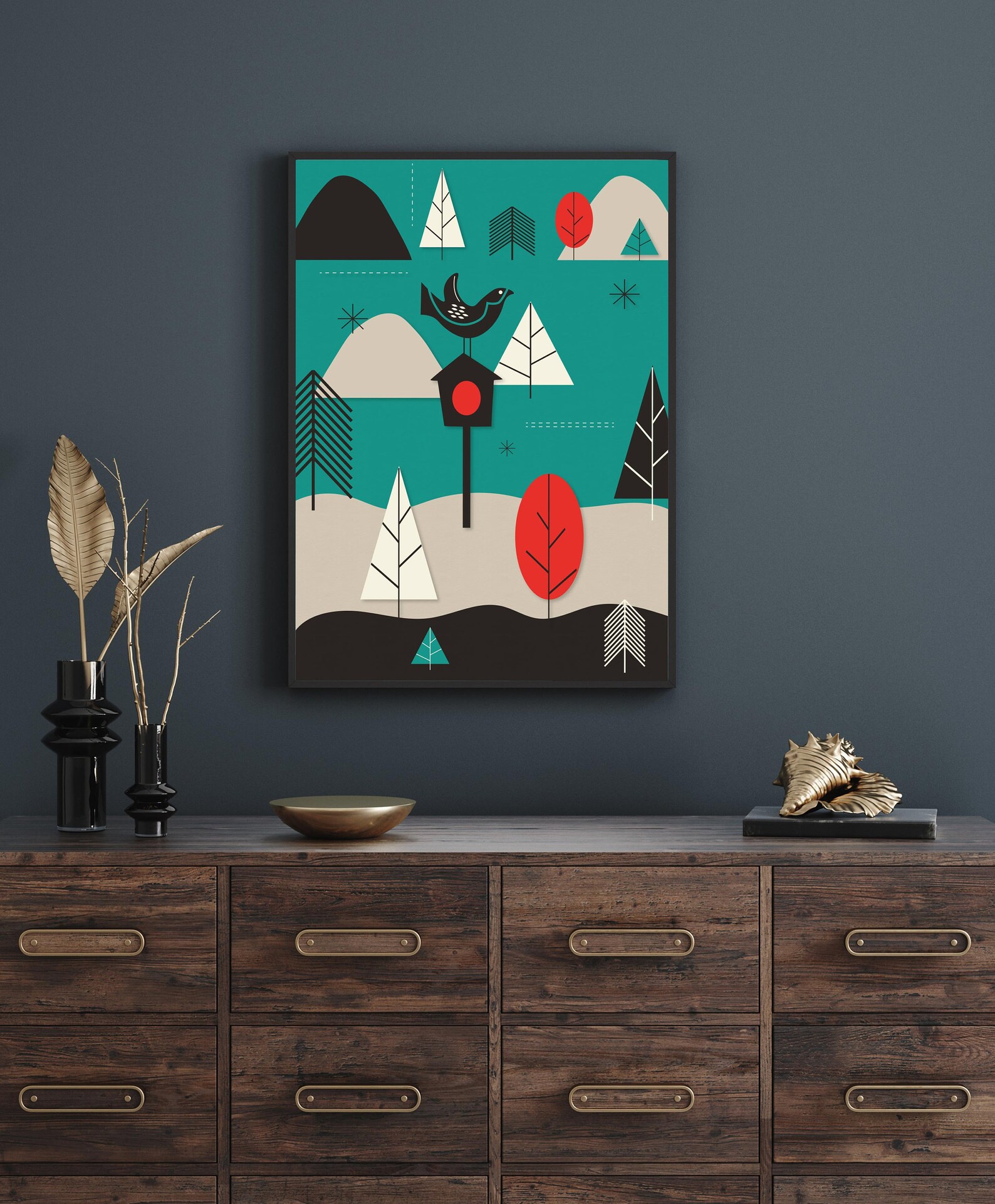 Wall Art Nordic Wall Art Scandi Wall Art Nordic Print Etsy