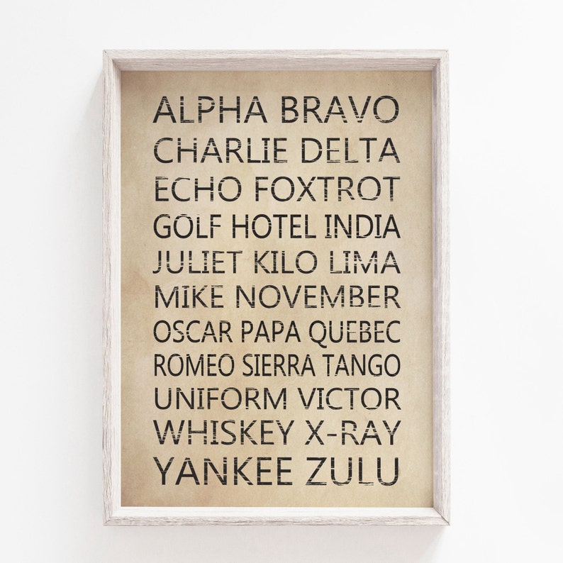 Alphabet Print Wall Art Prints Office Wall Art Etsy UK