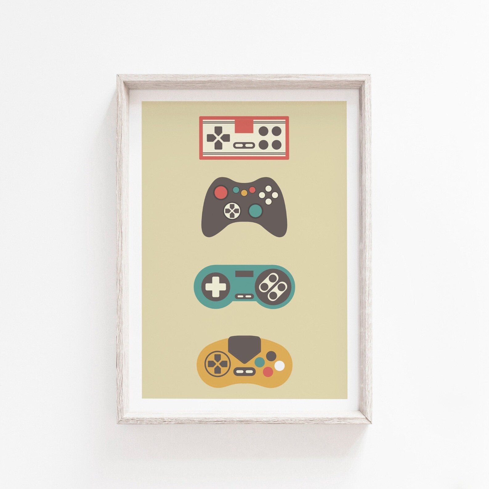 Gamer Print Wall Art Retro Wall Art Retro Gamer Digital Etsy