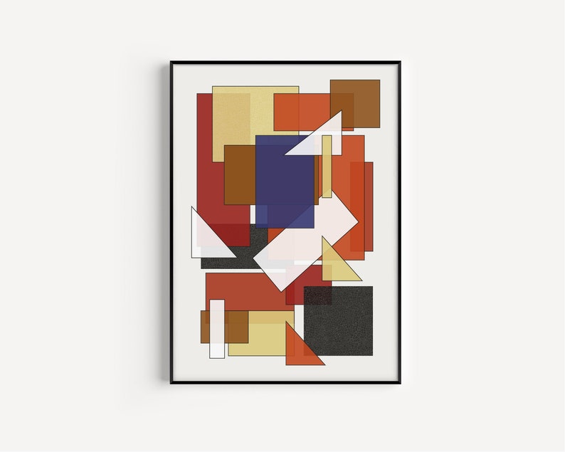 Retro Wall Art Mid Century Modern Prints Mid Century Art Etsy UK