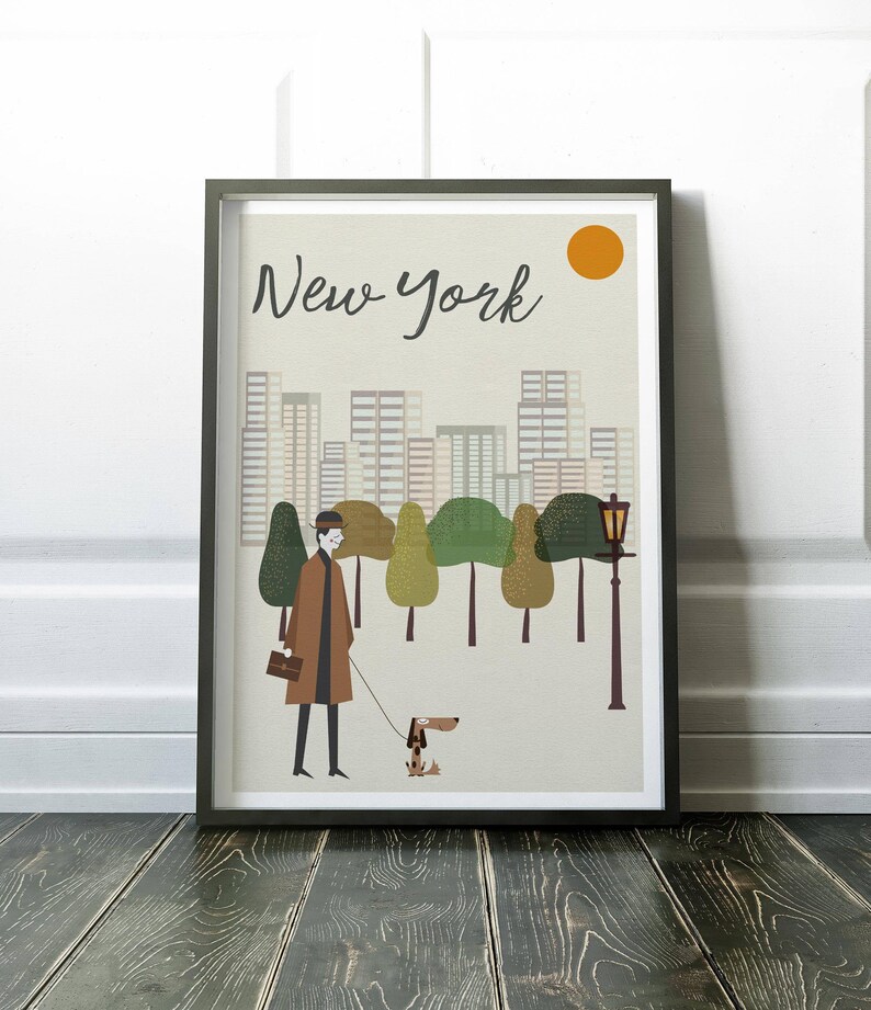 New York Wall Art New York Poster Travel Print Prints Wall Etsy UK