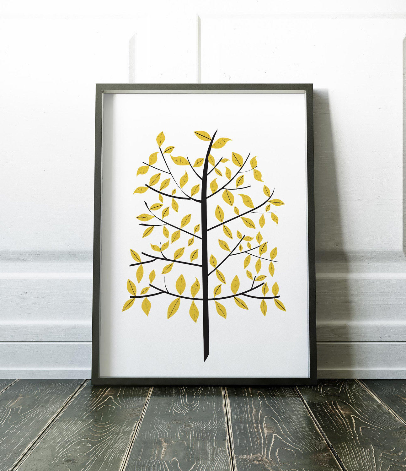 Tree Print Wall Art Print Wall Art Minimalist Print Etsy