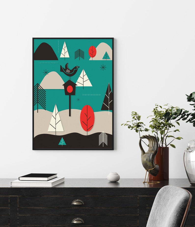 Wall Art Nordic Wall Art Scandi Wall Art Nordic Print Etsy UK