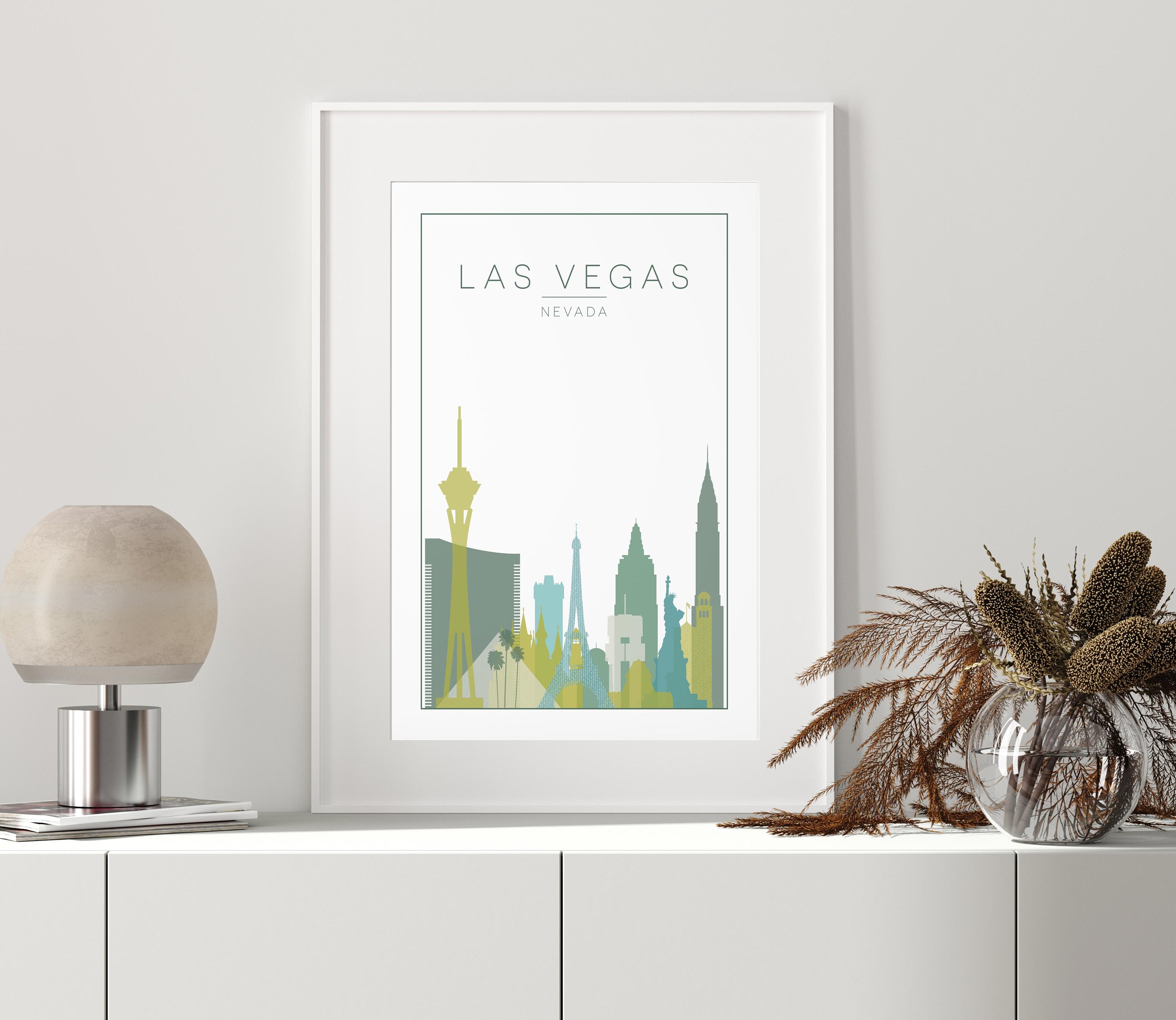 Wall Art Prints Las Vegas Poster Las Vegas Wall Art Las Etsy