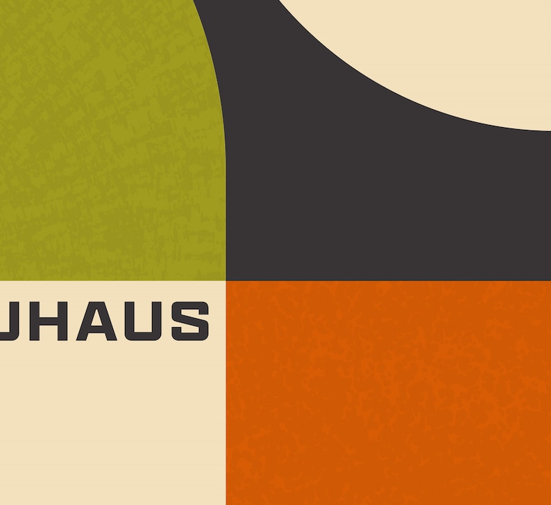 Mid Century Modern Prints, Set of 3 Prints, Bauhaus Prints, Wall Art Print, Bauhaus, Bauhaus Wall Art, Bauhaus Posters, Wall Art Print Set image 10