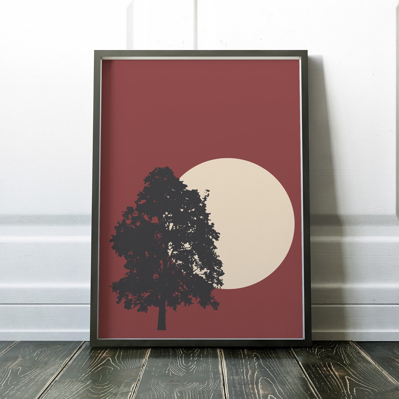 Tree Print Wall Art Art Print Tree Wall Art Minimalist Etsy