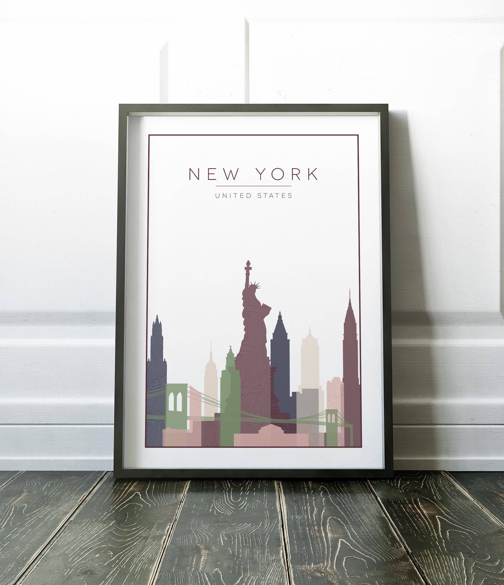 Wall Art New York Poster New York Wall Art New York Print Etsy UK