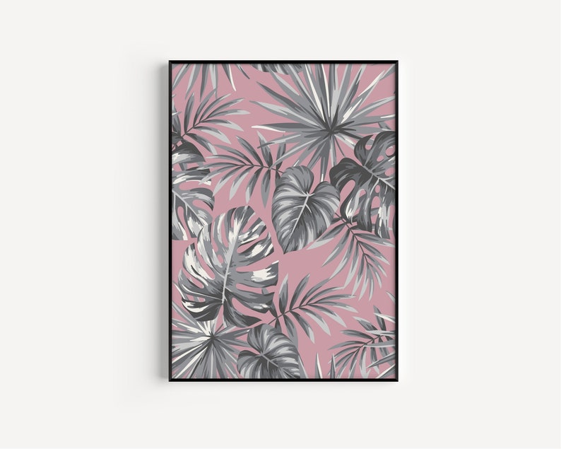 Monstera Wall Art Botanical Print Prints Wall Art Etsy