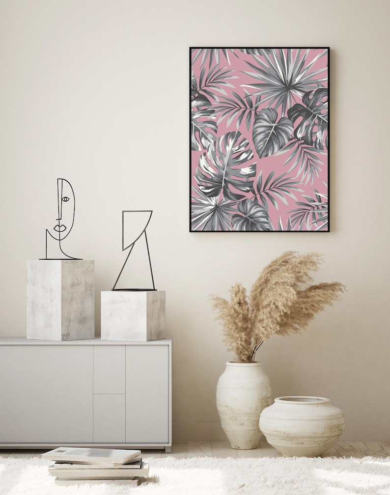 Monstera Wall Art Botanical Print Prints Wall Art Etsy