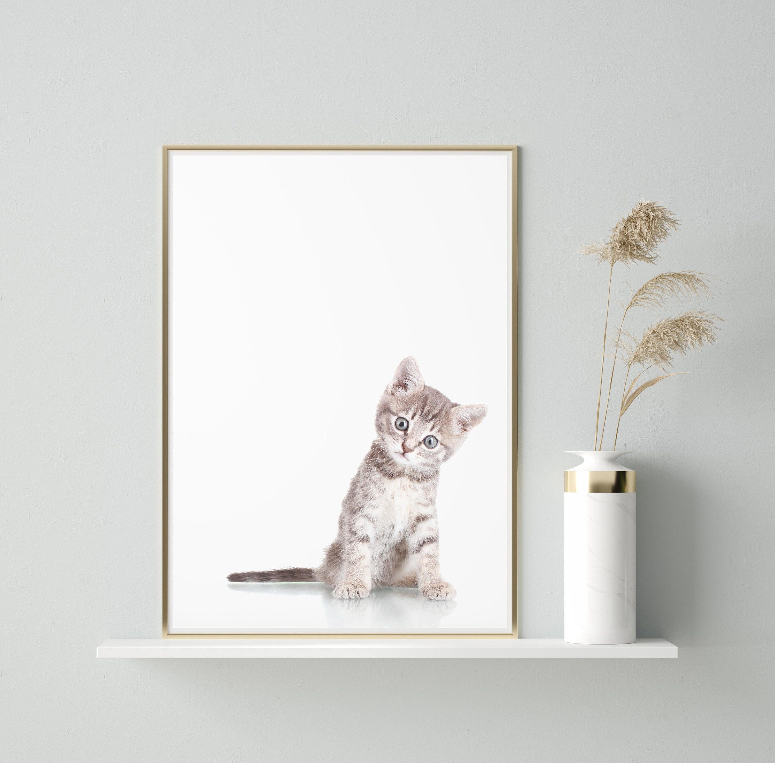 Wall Art Kitten Print Cat Print Cute Wall Art Wall Art Etsy UK