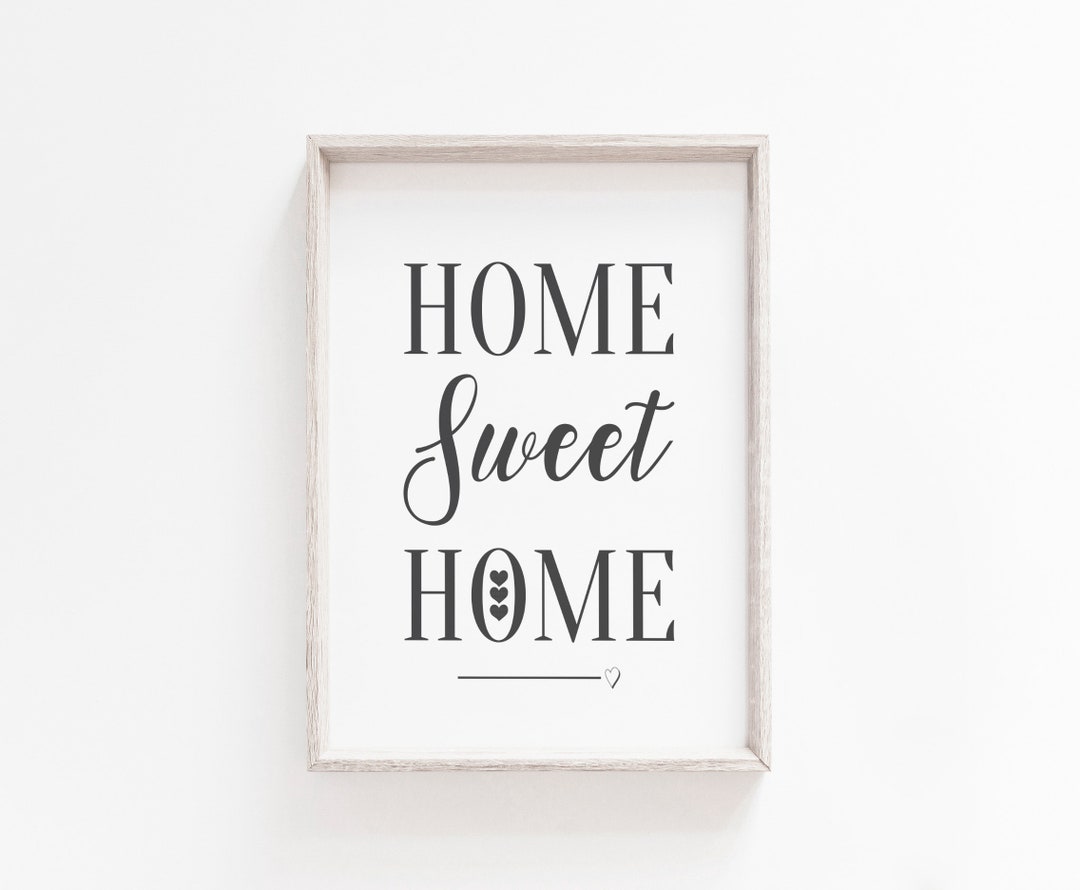 Black and White, Wall Art Print, Quote Print, Home Print, Home Poster ...