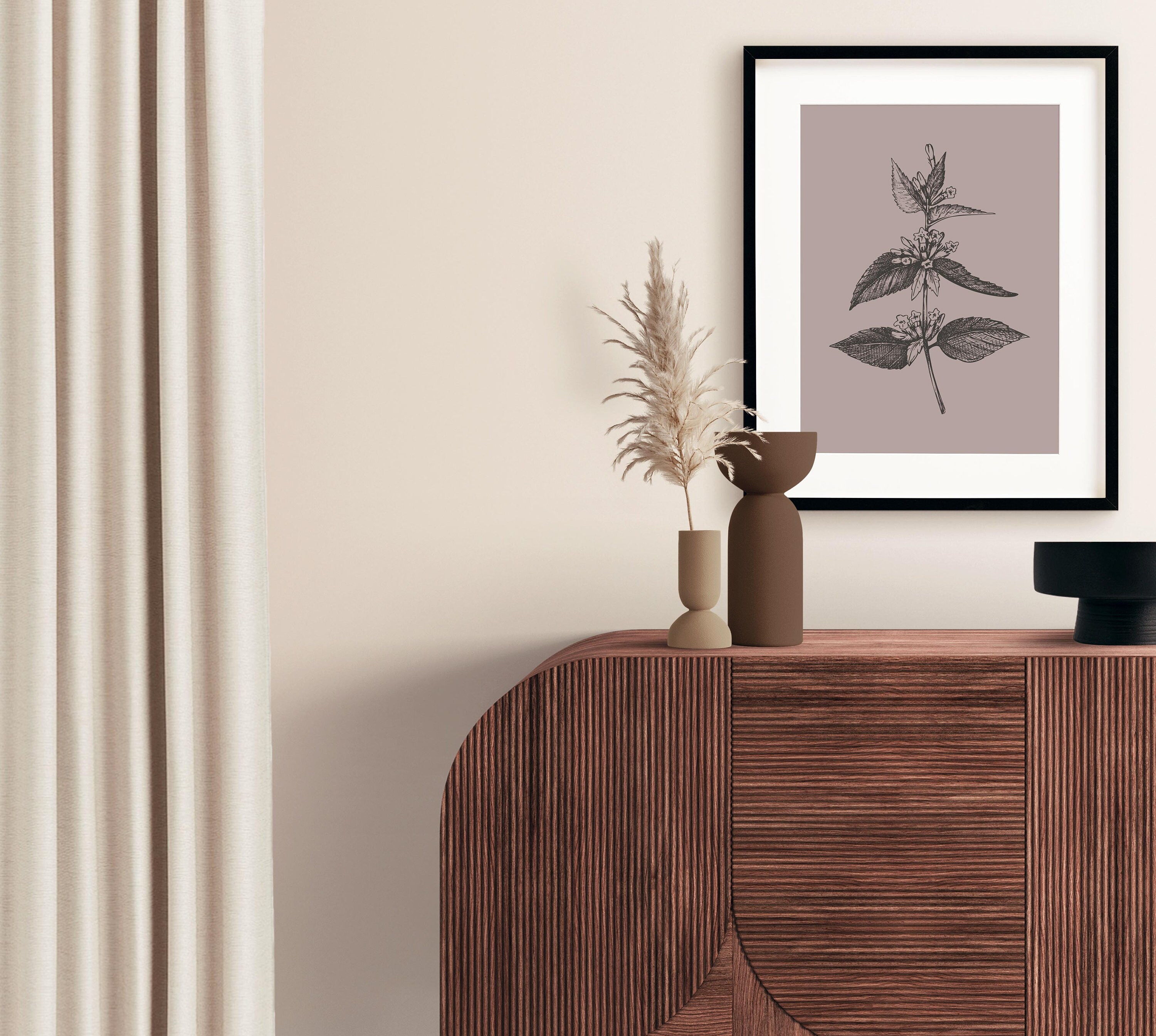 Set of Prints Botanical Wall Art Botanical Print Set Flower | Etsy