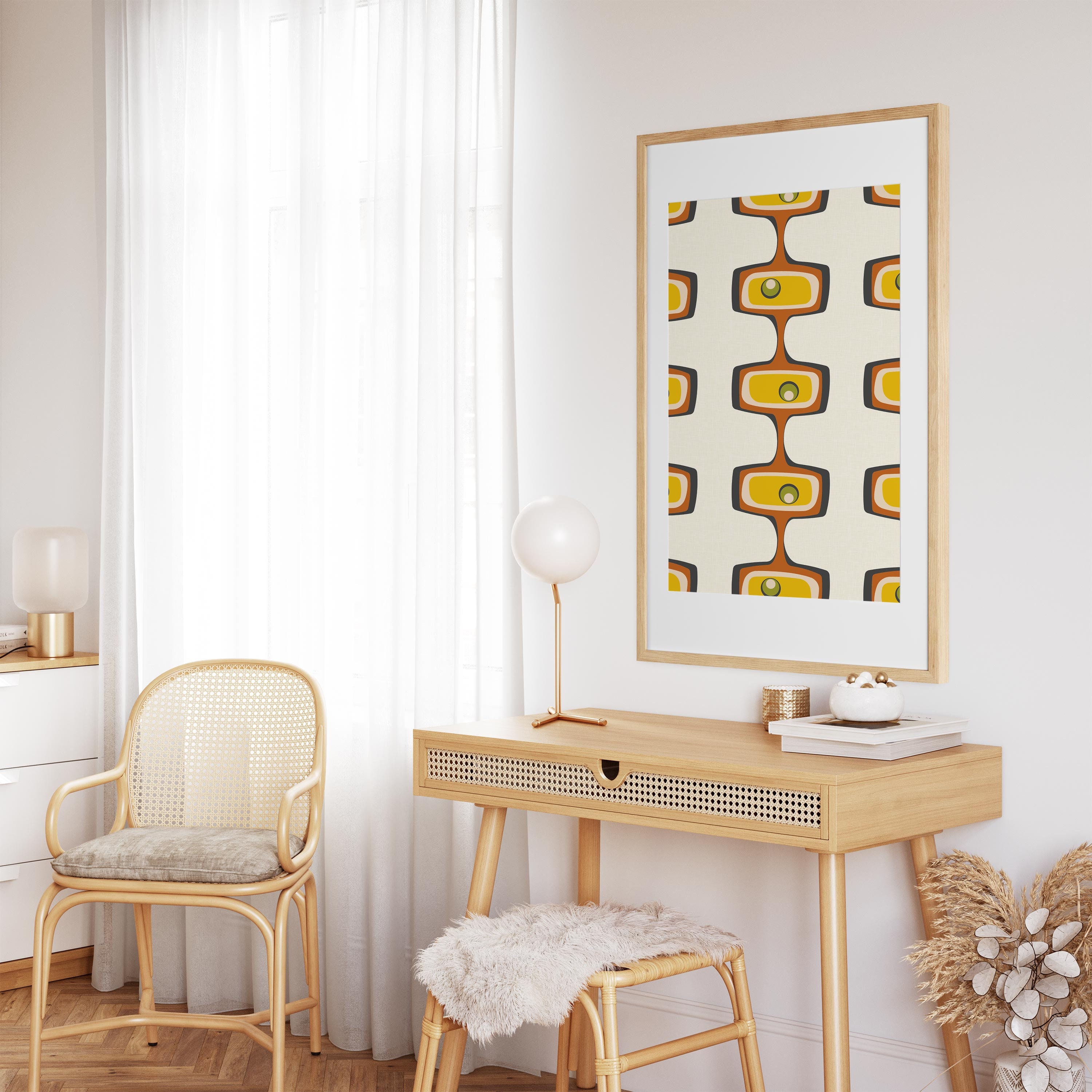 Art Print, Mid Century Modern, Wall Art, Retro Print, Mid Century Print ...
