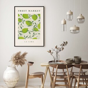 Fruit Print, Set of 3 Prints, Kitchen Print Set, Wall Art, Fruit Market Print, Food Prints, Kitchen Wall Art, Fruit Art Print image 7